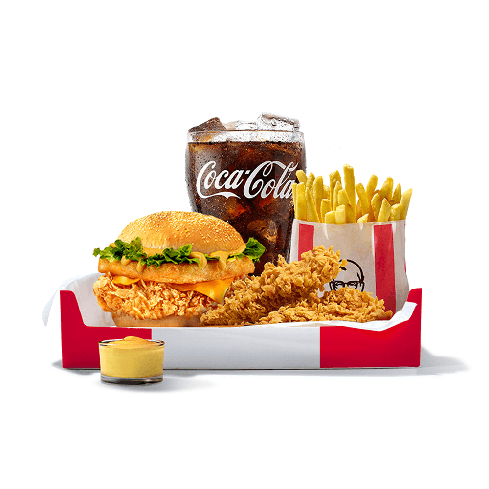 KFC Бургер кранчер бокс